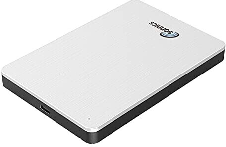 Sonnics 2.5 USB 3.0-C 1TB Silver