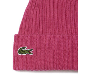 Red lacoste beanie deals