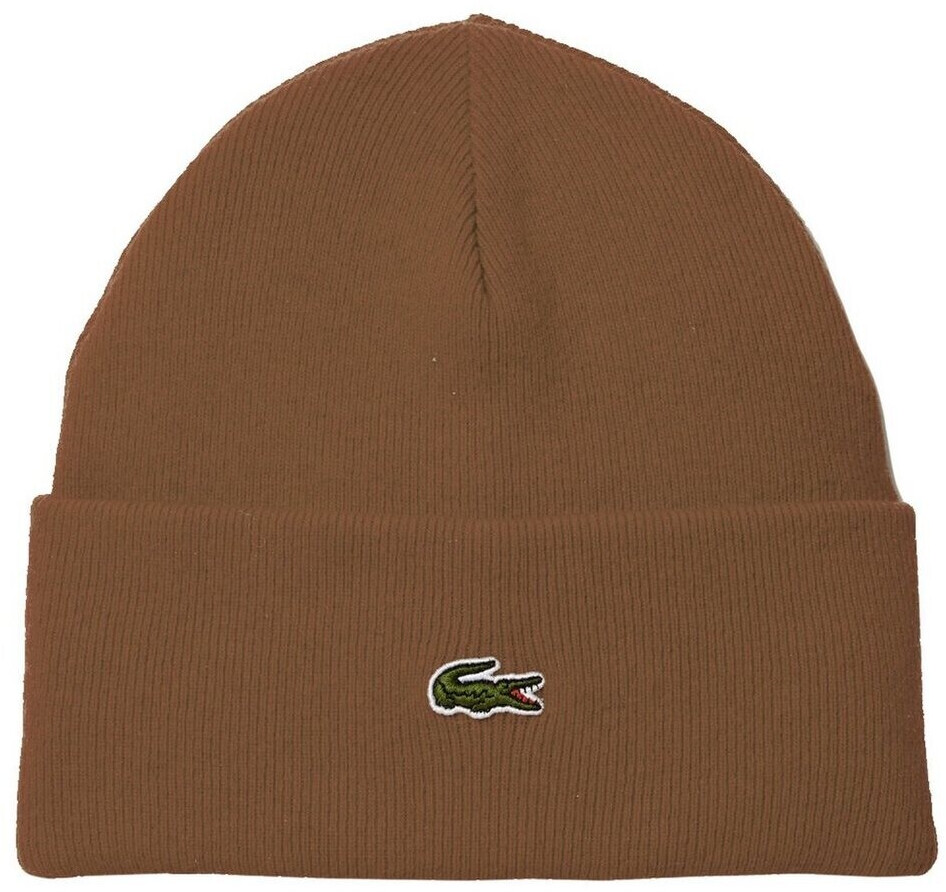 Lacoste Unisex Wool Beanie (RB9825) camel