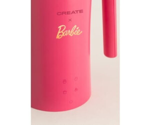 CREATE/MILK FROTHER/Espumador y vaporizador de leche eléctrico Rosa Barbie/ Espumador Automático de Leche en frío o caliente, pantalla tácil, 4 modos,  350 ml : : Hogar y cocina