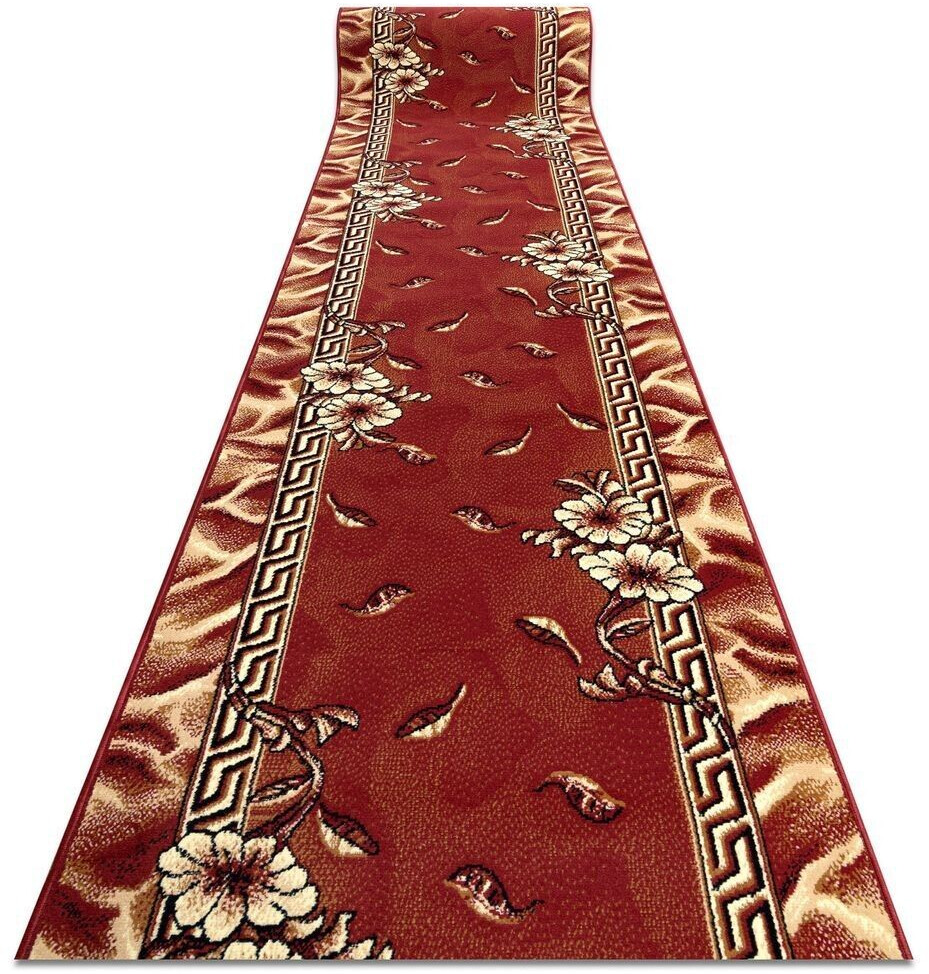 BestenTeppicheDe Runner BCF TRIO purple 80 cm red 80x600 cm