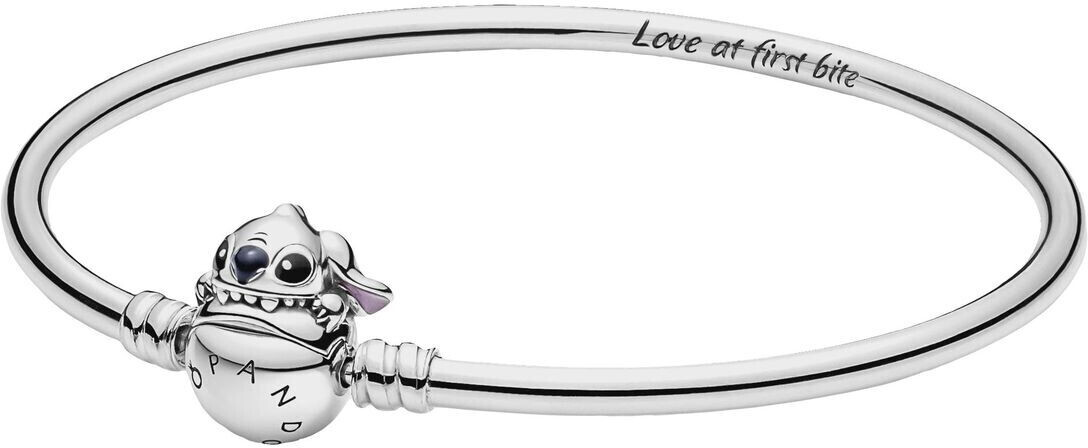 Pandora Moments Disney Stitch Biting Clasp Bangle (591683C01)