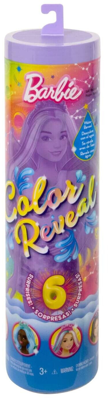 Barbie Color Reveal Rainbow Galaxy + 6 Surprises (HJX61)