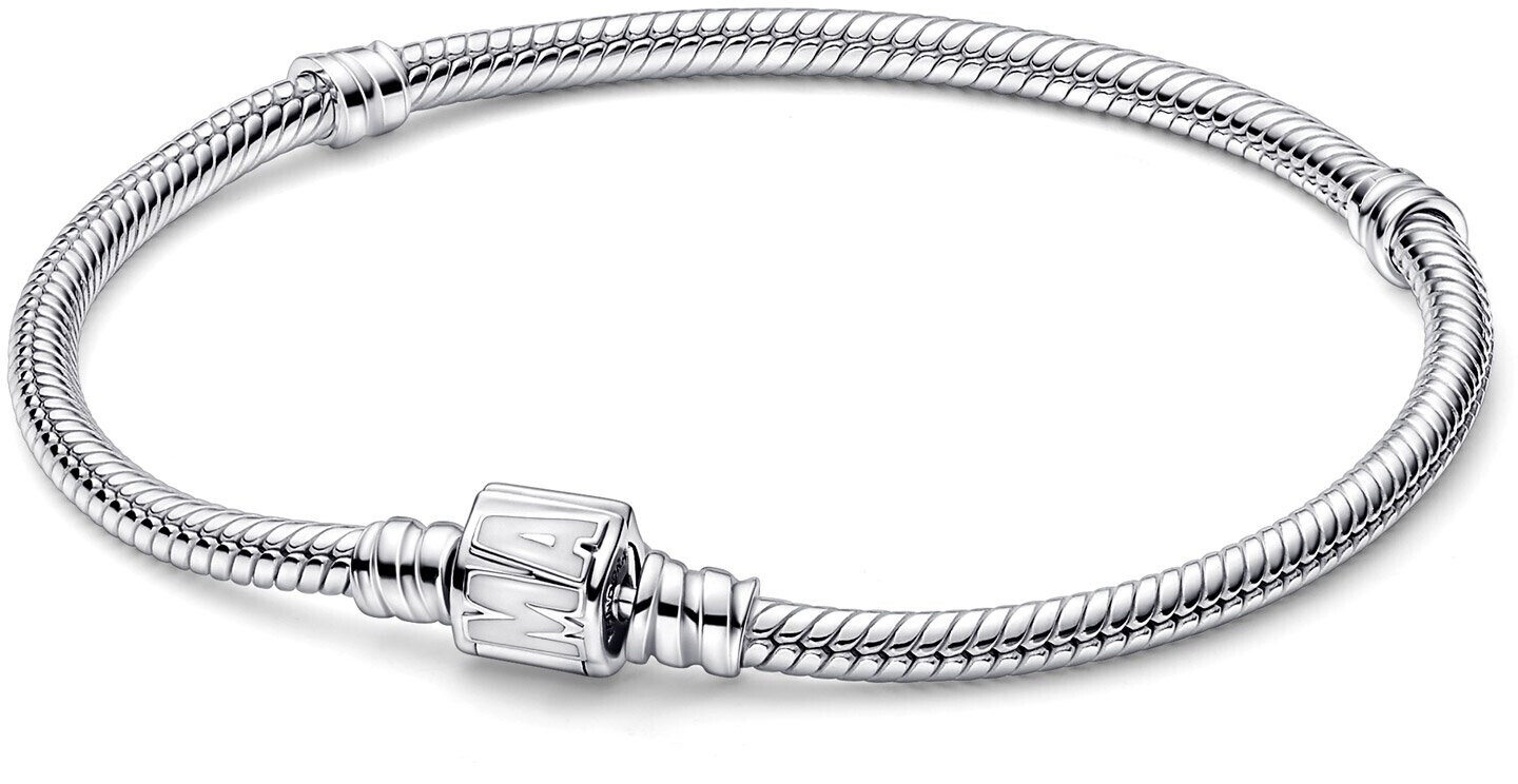Pandora Moments Marvel Logo Clasp Snake Chain Bracelet (592561C01)