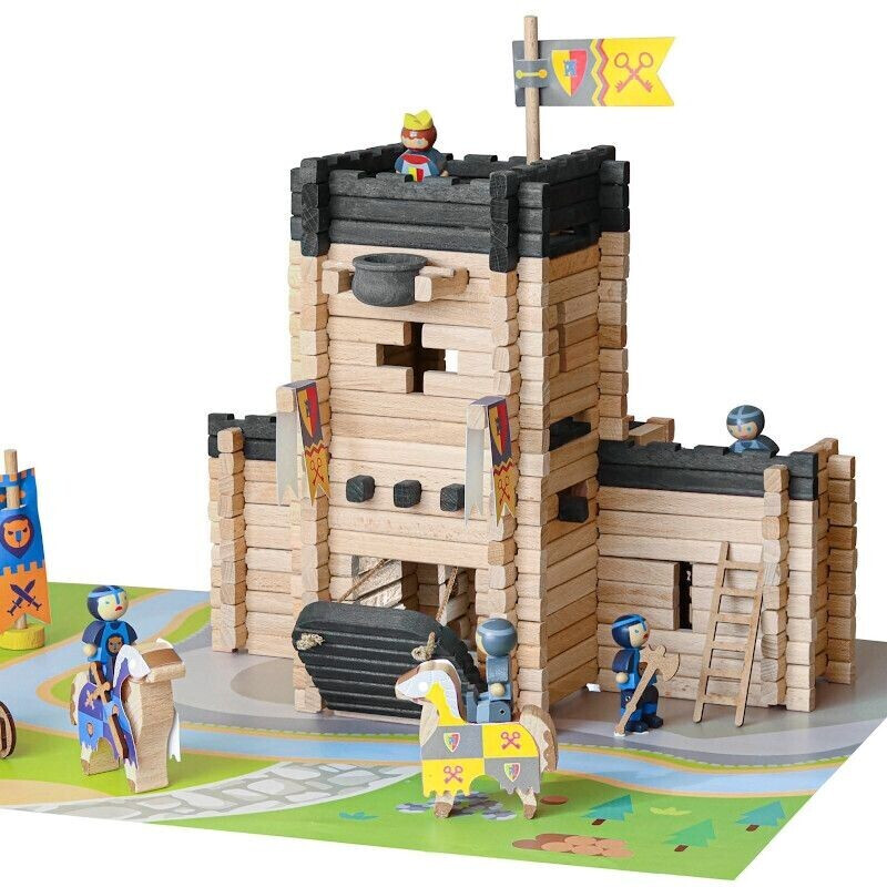 Jeux de construction Château Fort et Catapulte 270 pièces Jeujura