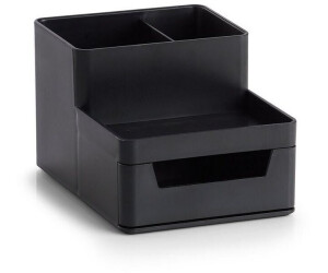 Zeller Schreibtisch-Organizer Utensilien schwarz Kunststoff 4 Fächer  15,3x11,2x9,3cm (18191) ab 3,36 € | Preisvergleich bei