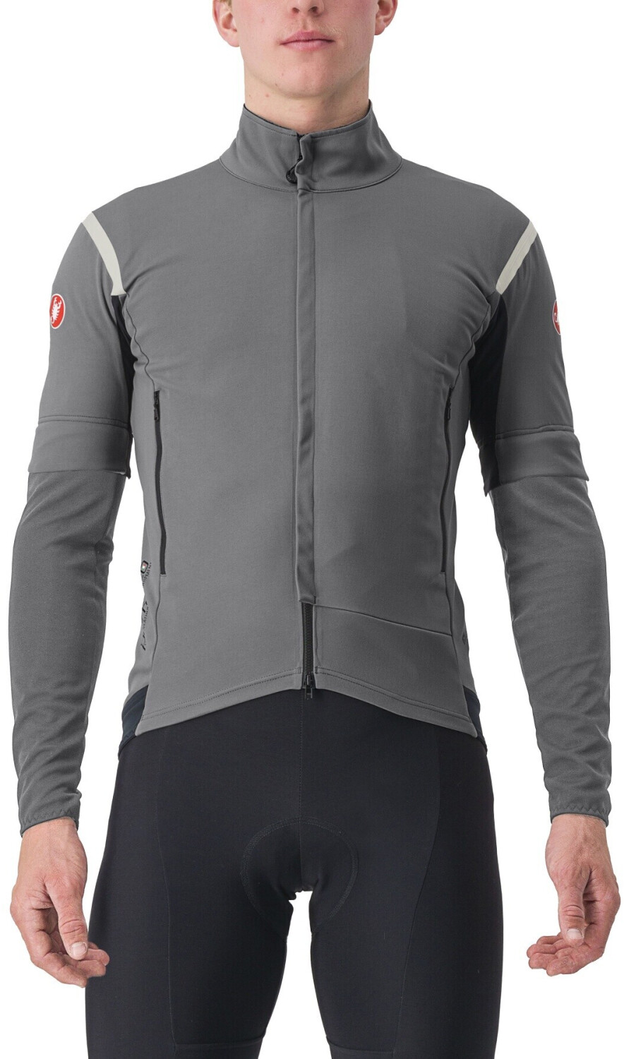 Photos - Cycling Clothing Castelli Perfetto RoS 2 Convertible Jacket urban grey/silver refl 