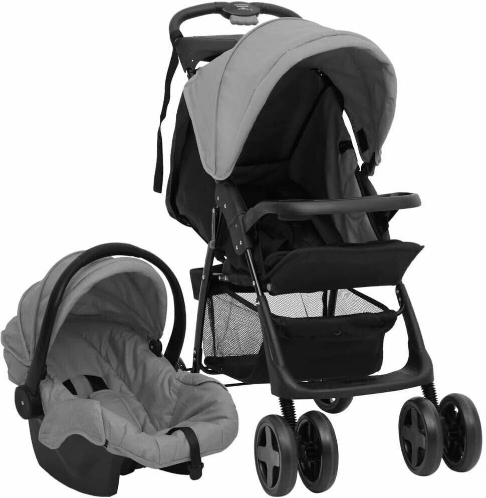 Black and grey stroller discount
