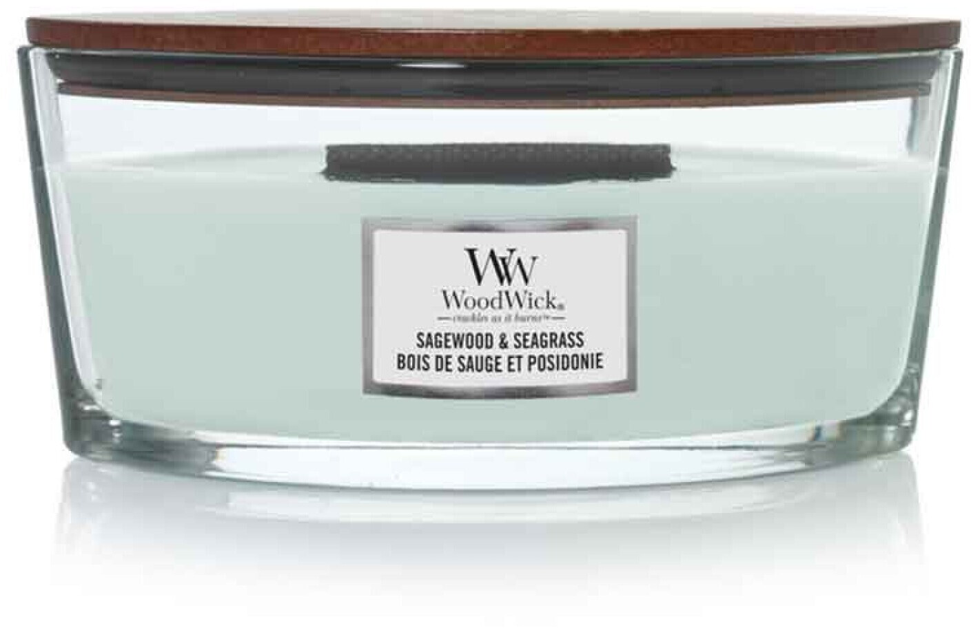 WoodWick Sagewood & Seagrass 453,6g