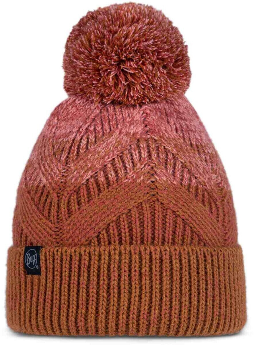 Buff Knitted & Polar Beanie Masha (120855) cinnamon brown