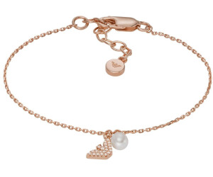 Buy Emporio Armani Rose Gold-Tone Sterling Silver Chain Bracelet