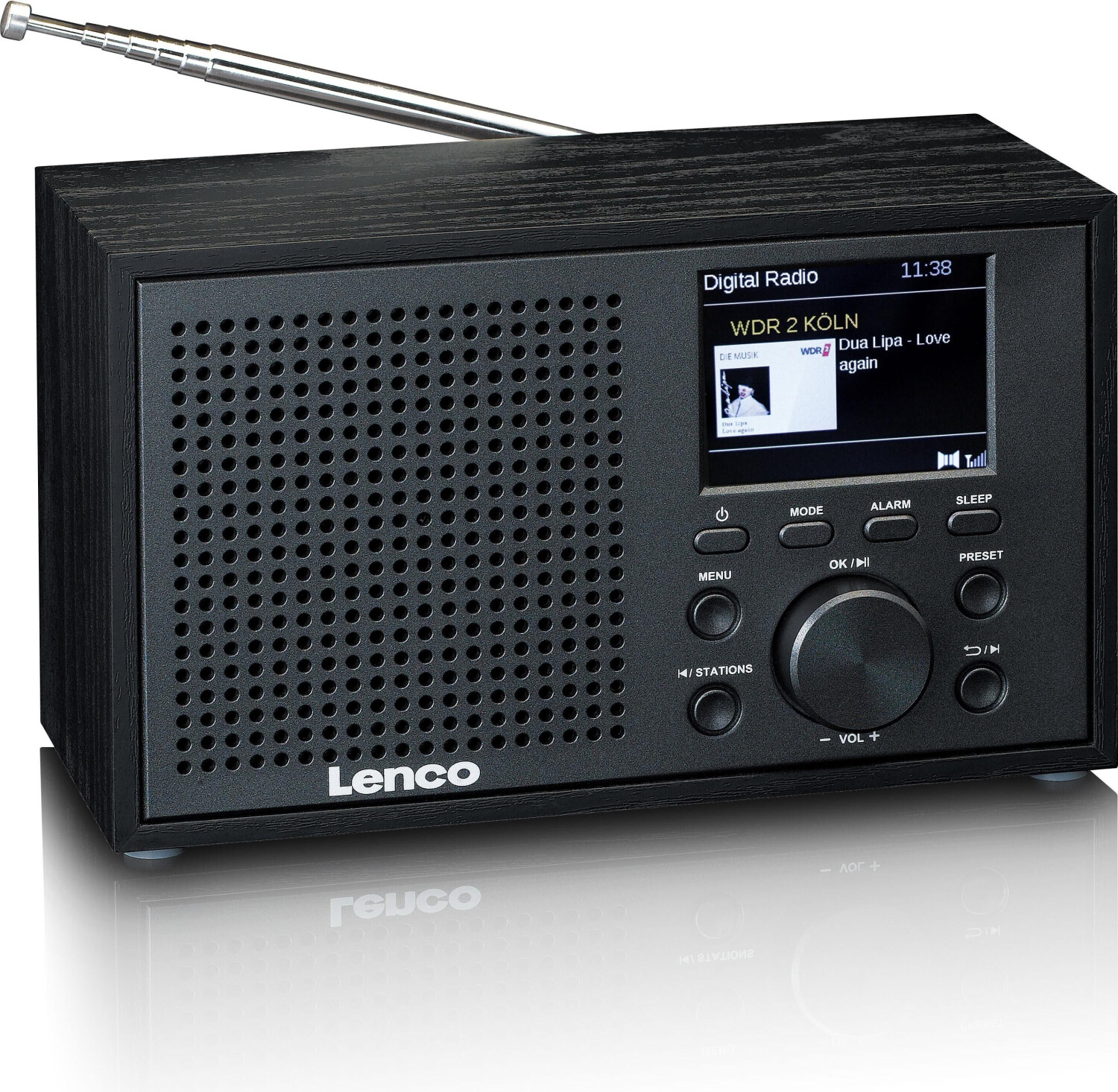 Lenco DAR-017BK Black