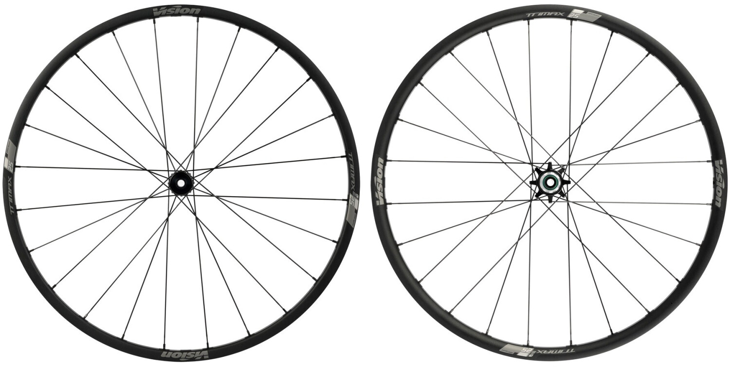 Vision Trimax 25 Db Center Lock Disc 700c Tubeless Road Wheel Set silver 9 x 100 / 9 x 130 mm / Shimano/Sram HG