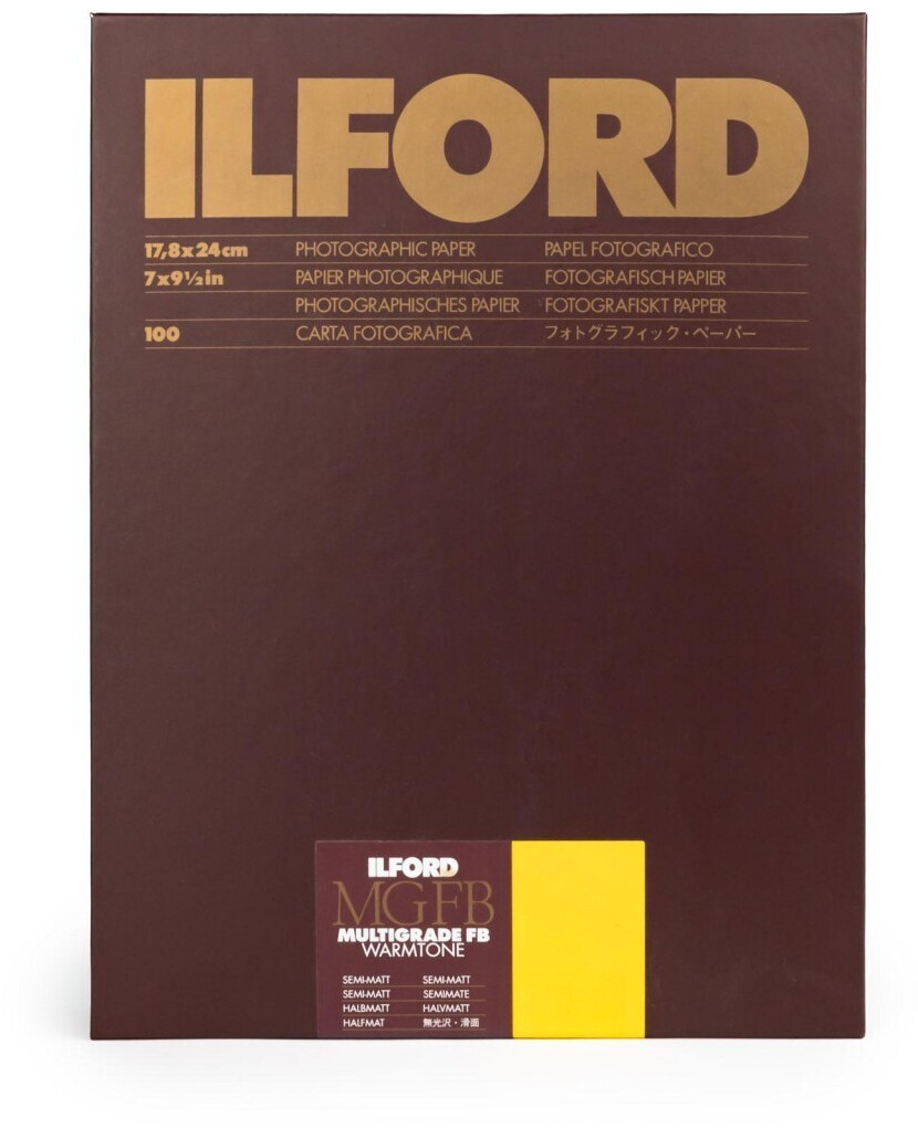 Ilford Multigrade FB Warmtone semimatt 17,8 x 24 cm (1884227)