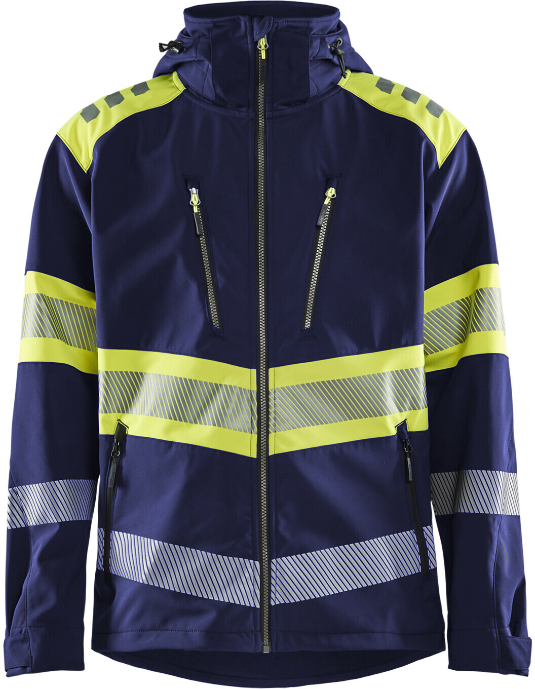 Blakläder High Vis Softshell Jacket marine/yellow