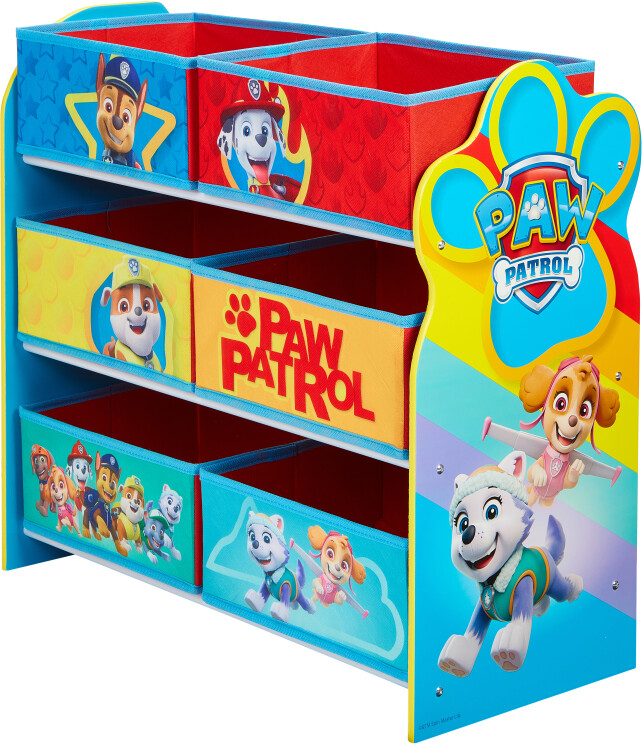 Moose Toys Meuble de rangement 6 bacs Pat' Patrouille