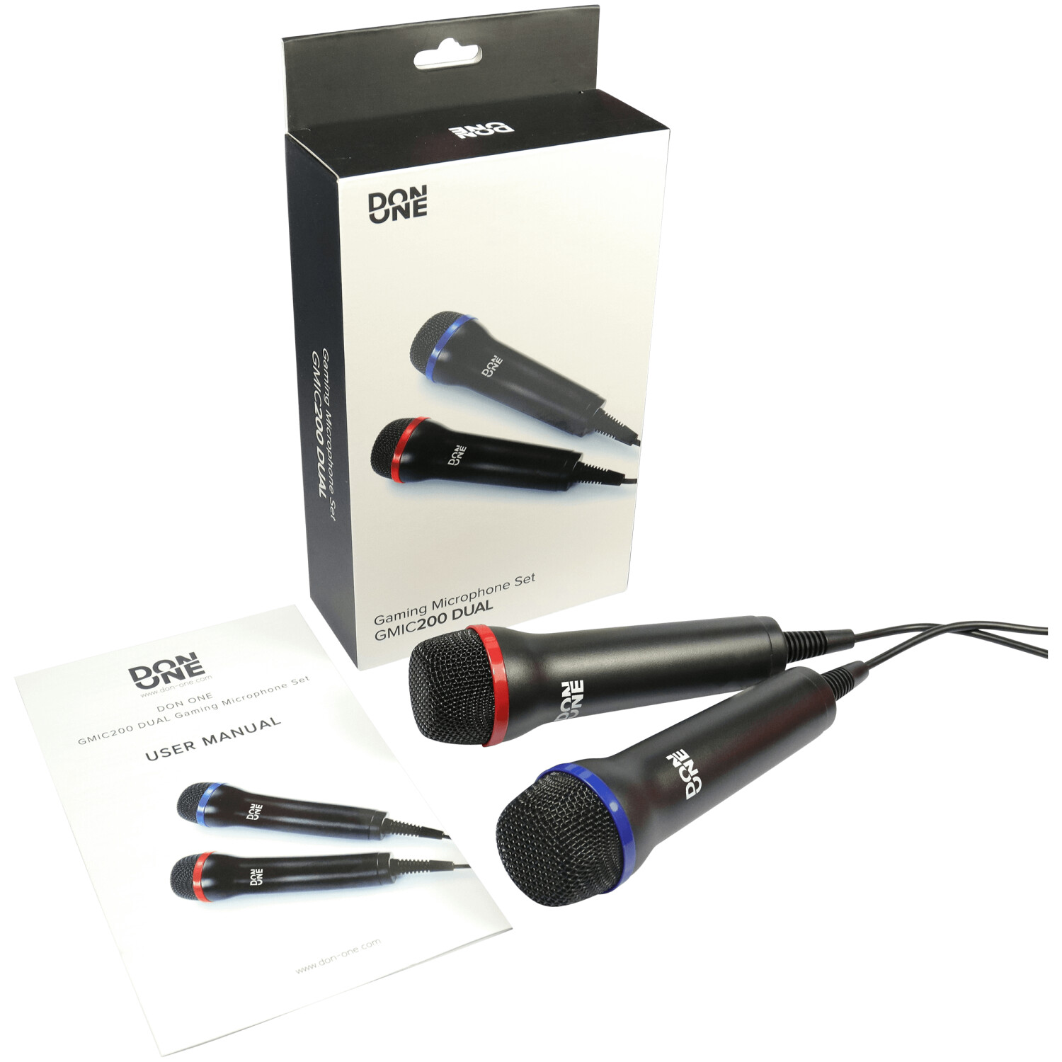 iMP Tech Universal Duets Twin USB Microphone Pack (PS4/Xbox One/Xbox  360/PS3/PC DVD)
