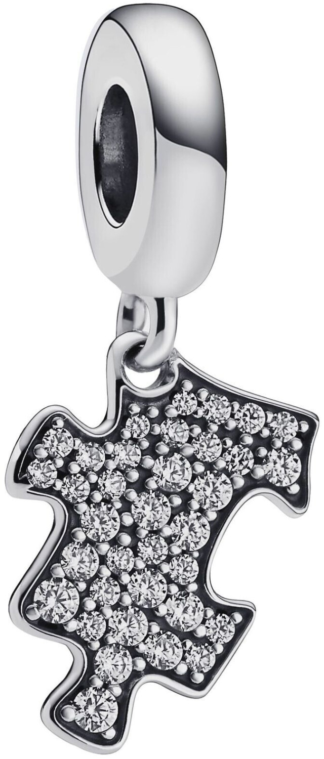 Pandora Sparkling Puzzle Piece Dangle Charm (792241C01)