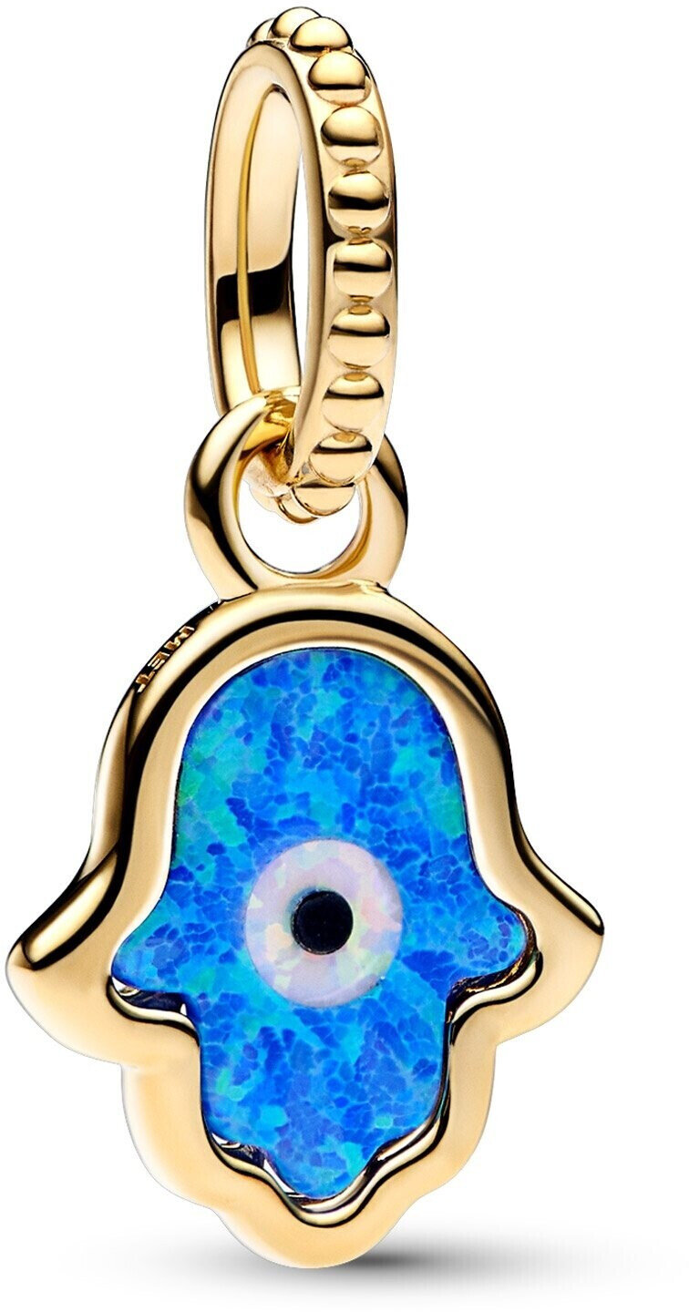 Pandora Opalescent Blue Hamsa Hand Dangle Charm (762699C01)