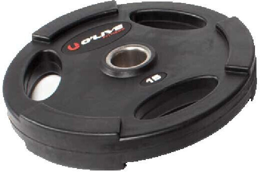 Olive Olympique Rubber Weight Plate 15 kg silver 15 kg (54042470)