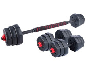 Kit Mancuernas Musculación Gyronetics Negro 30Kg Diámetro 25mm