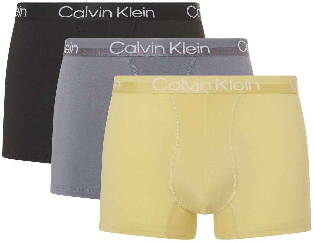 Calvin Klein 3-Pack Low Rise Boxer (000NB2970A) asphalt grey/black/celery sprig