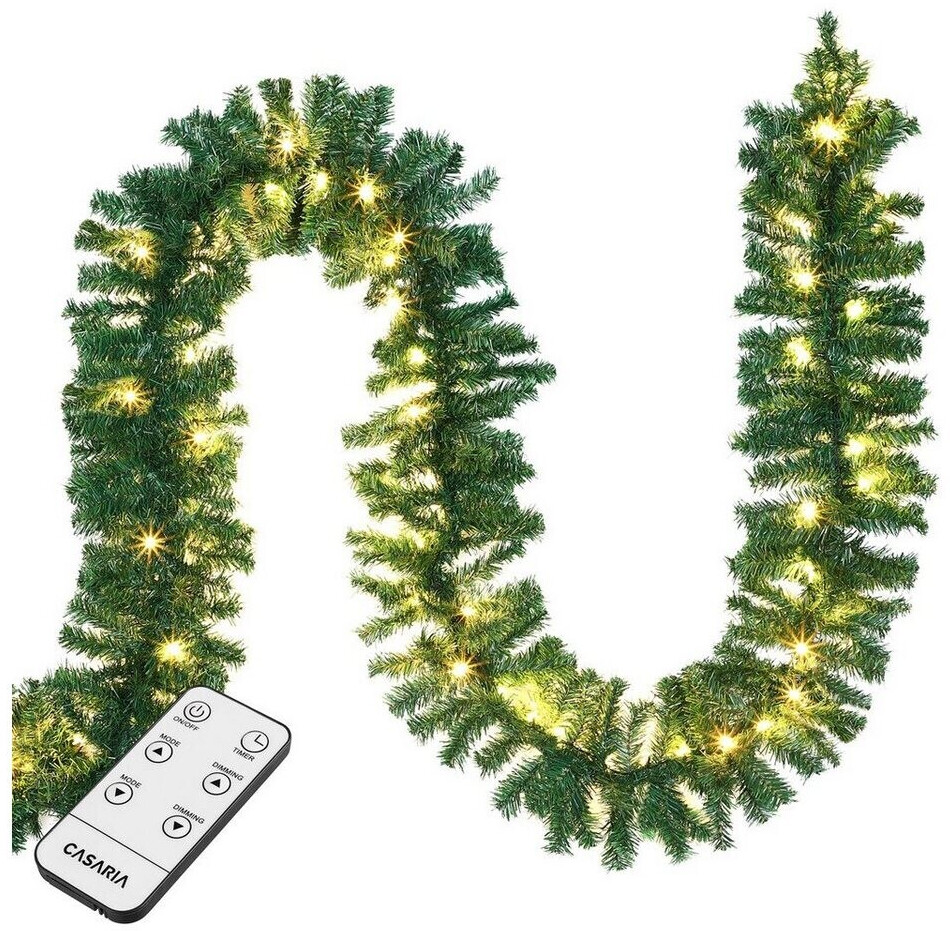 Casaria Christmas Garland 100 LED with Remote Control 500cm (107694)