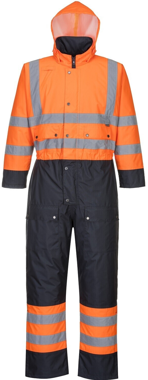 Portwest Overall S485 Kontrast orange/marine