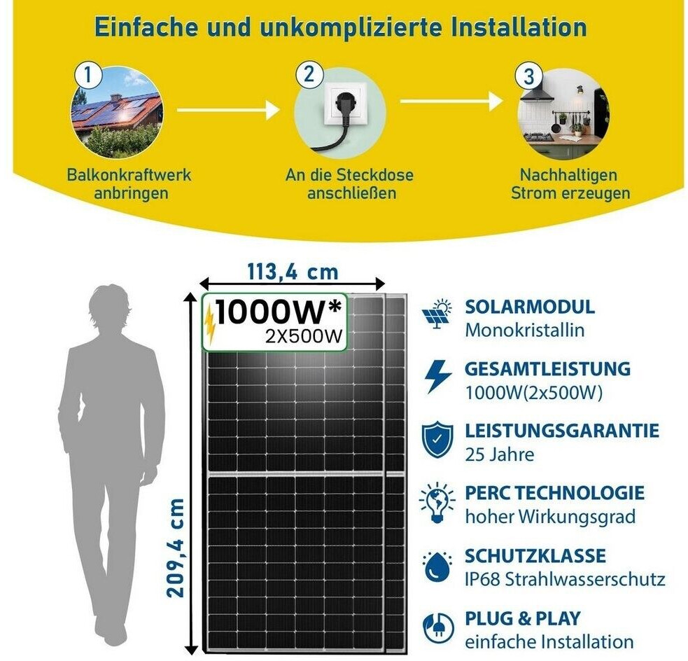 1000W Balkonkraftwerk & 800W Deye Upgrade: EPP Solar