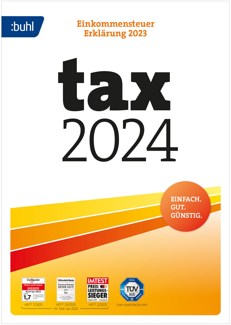Buhl tax 2024 (Download) ab 15,99 € Preisvergleich bei idealo.de