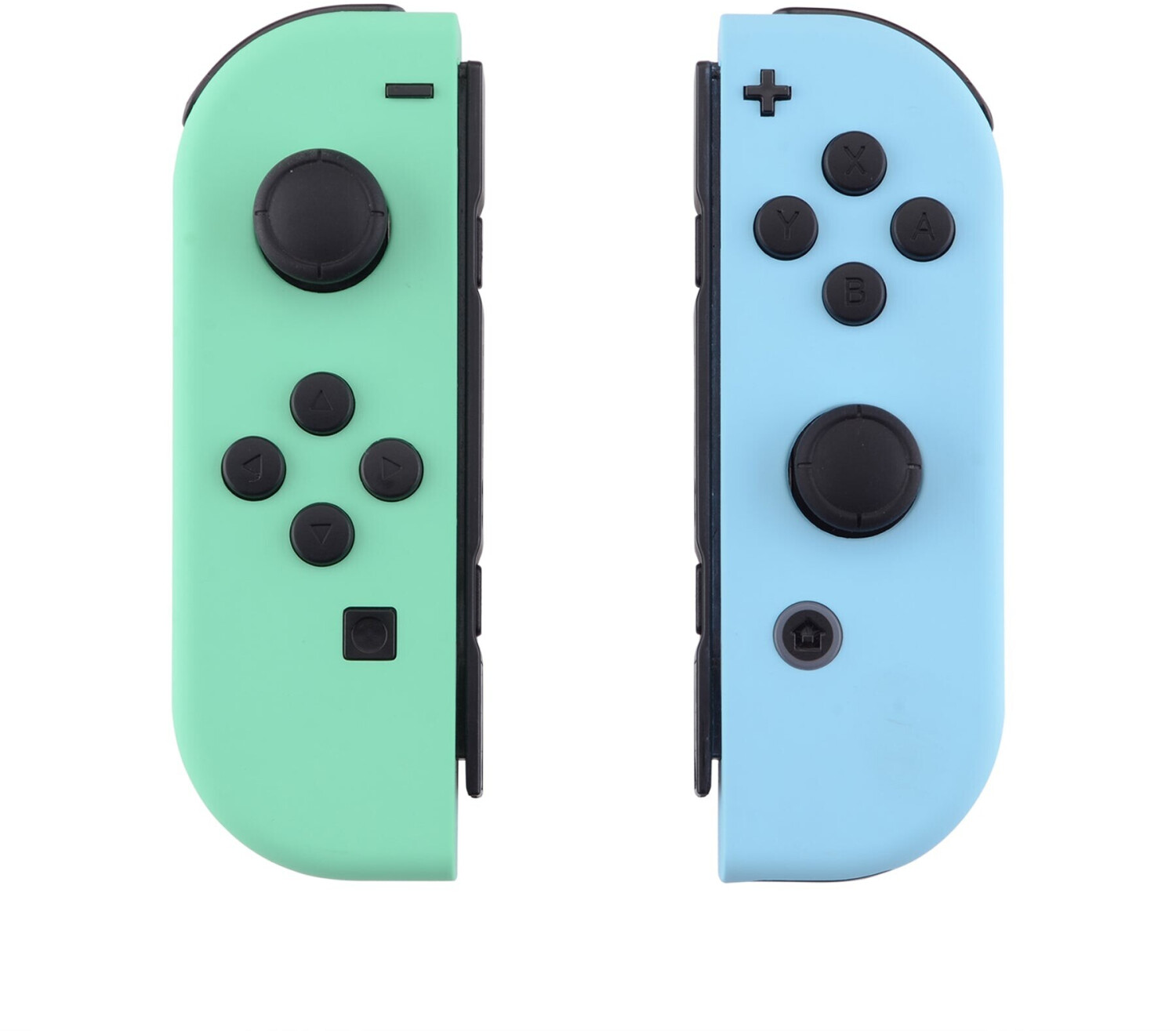 eXtremeRate Nintendo Switch Joy-Con Replacement Full Set Shell Case with Buttons Mint Green/Heaven Blue