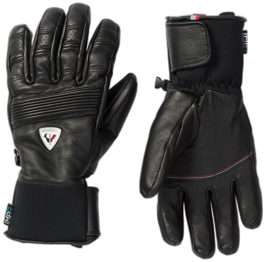 Rossignol Retro Lth Impr Gloves (RLJMG17) black