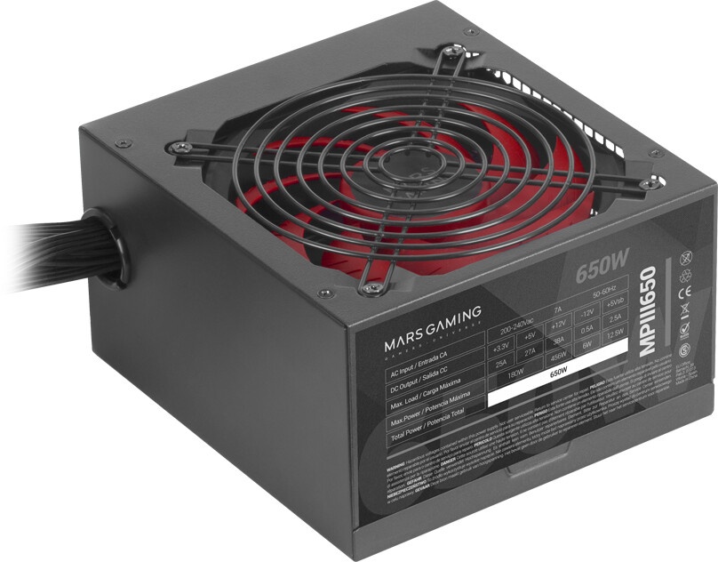 Mars Gaming MPIII650 650W Black
