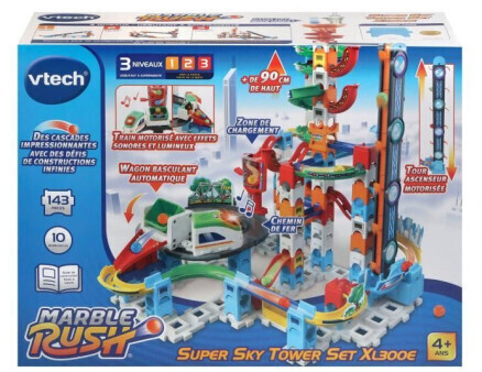 VTech- Circuit à billes enfant - Marble Rush - Discovery Set XS100