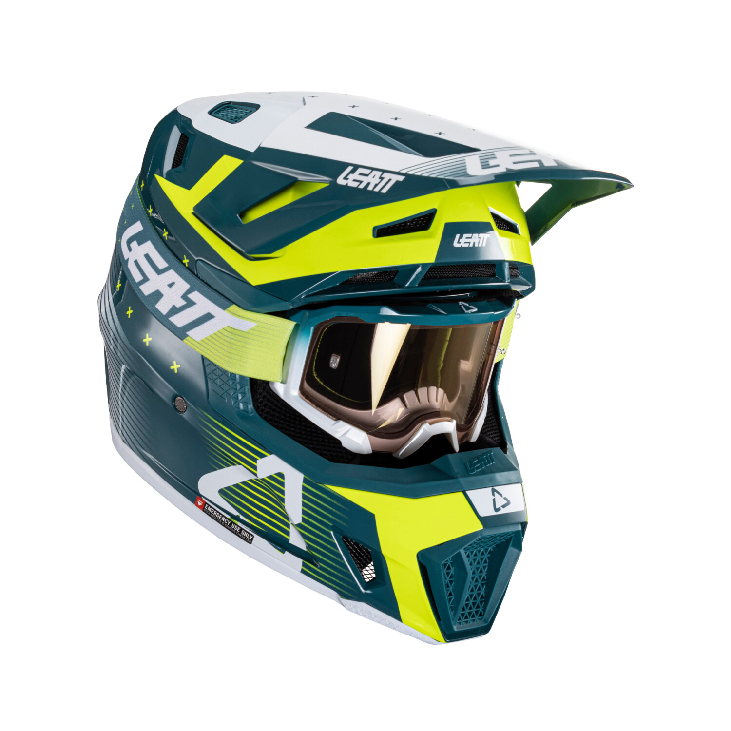 Leatt Kit Moto 7.5 V.24 with 4.5 goggles Acid fuel
