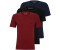 Hugo Boss 3-Pack T-Shirts TShirtRN Classic 50499445 red/blue/black