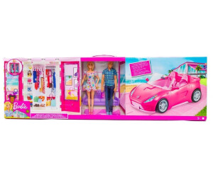 Barbie ken dress up and outlet go closet and vehicle set