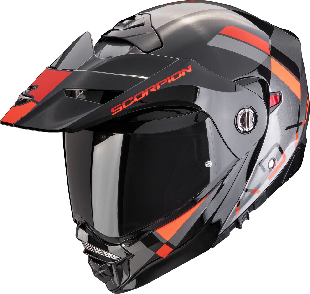 Scorpion ADX-2 Galane noir/argent/rouge