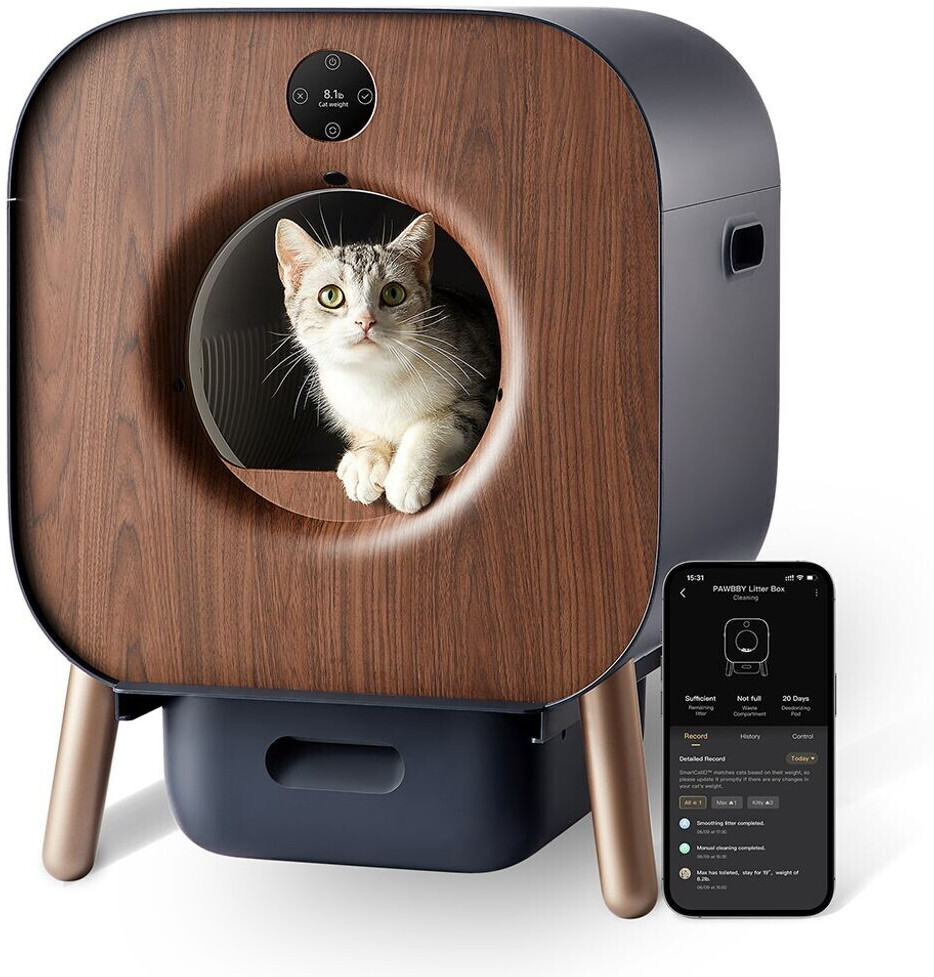 Pawbby P1 Ultra Self-Cleaning Cat Litter Box