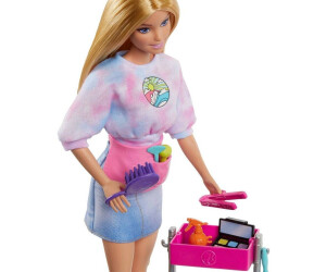 Buy Barbie Malibu Stylist Doll Playset HNK95 from 15.99 Today