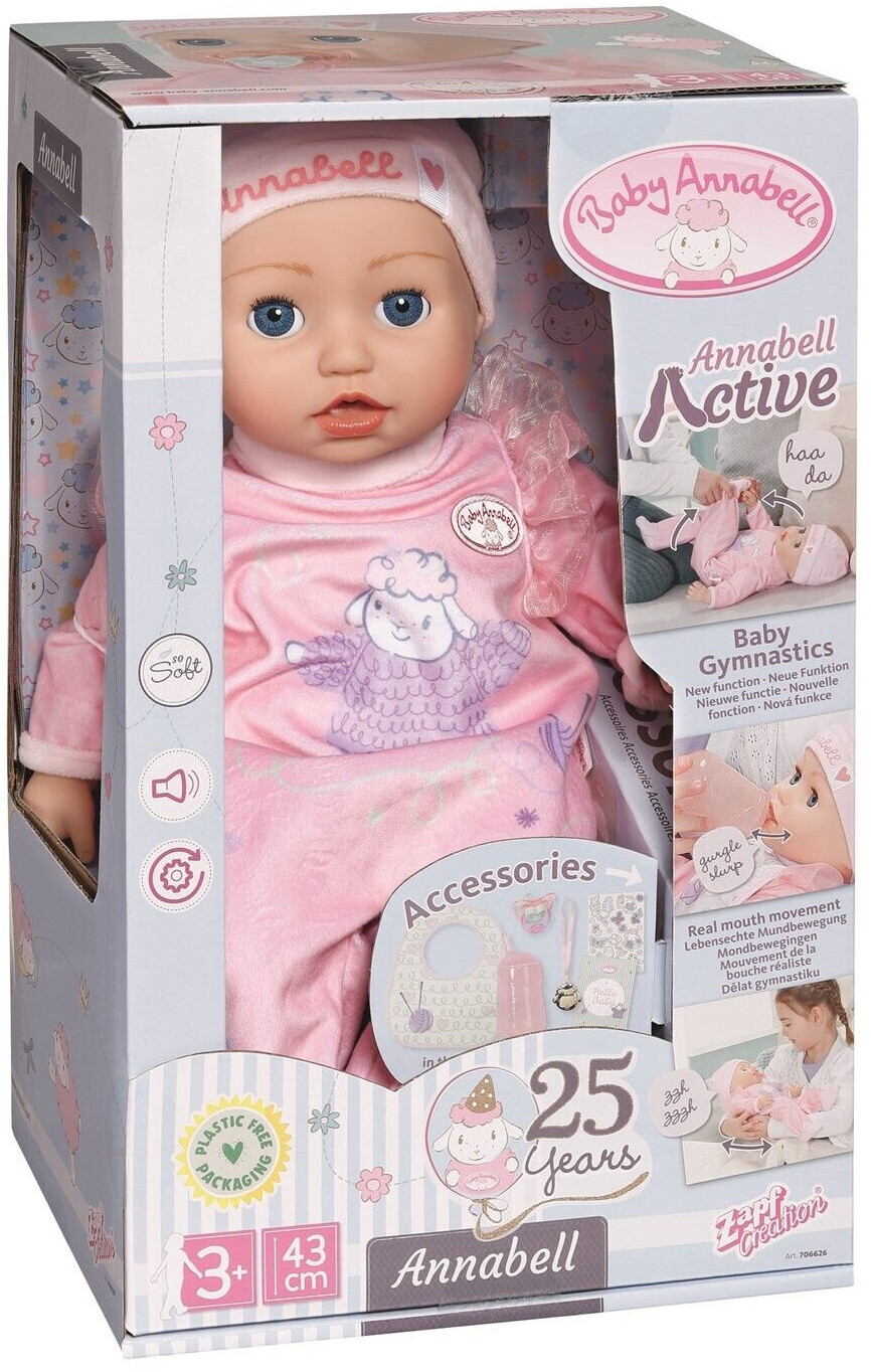 Baby Annabell Interactive Annabell 43cm 706626 ab 59 95 Dezember 2024 Preise Preisvergleich bei idealo