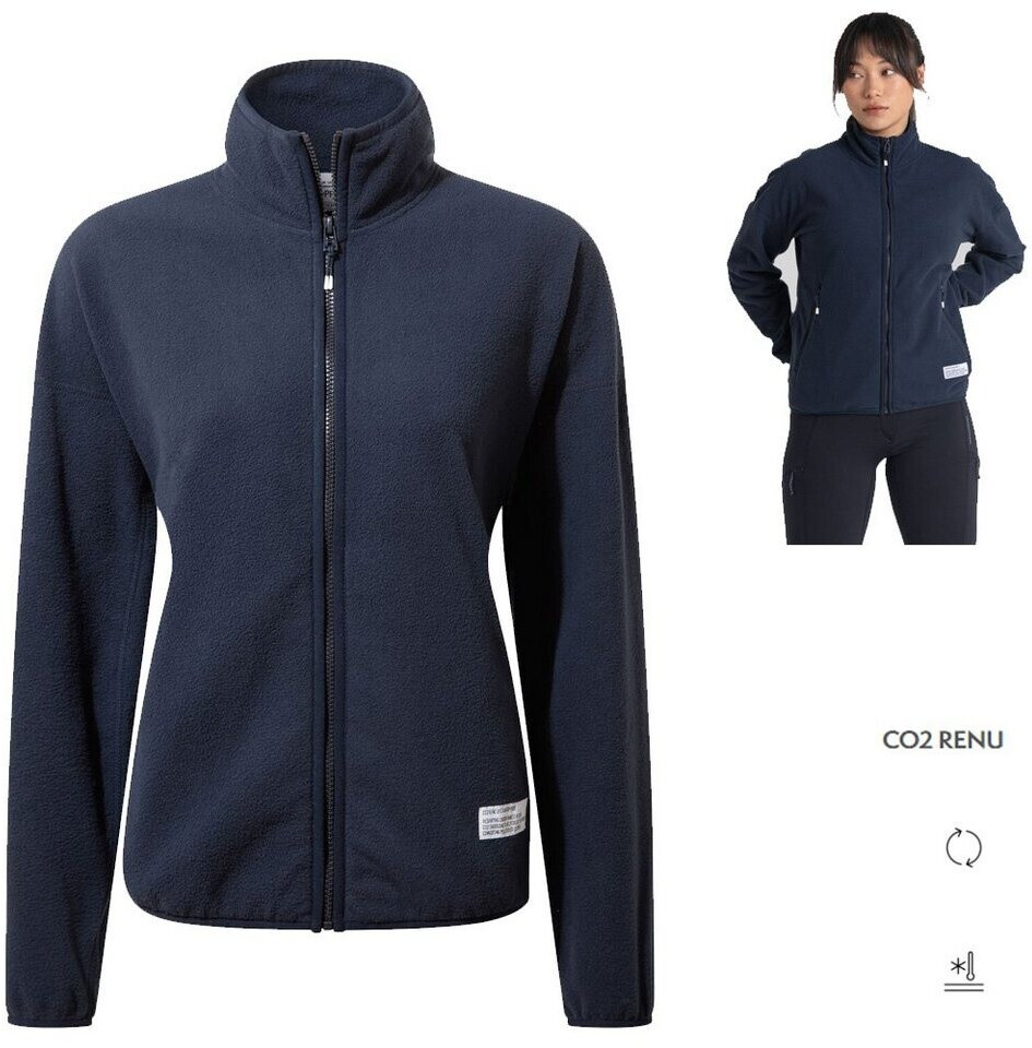 Craghoppers Womens Miska III Lightweight Full Zip Fleece Jacket - Polyester, Zipped Pockets, Machine Washable