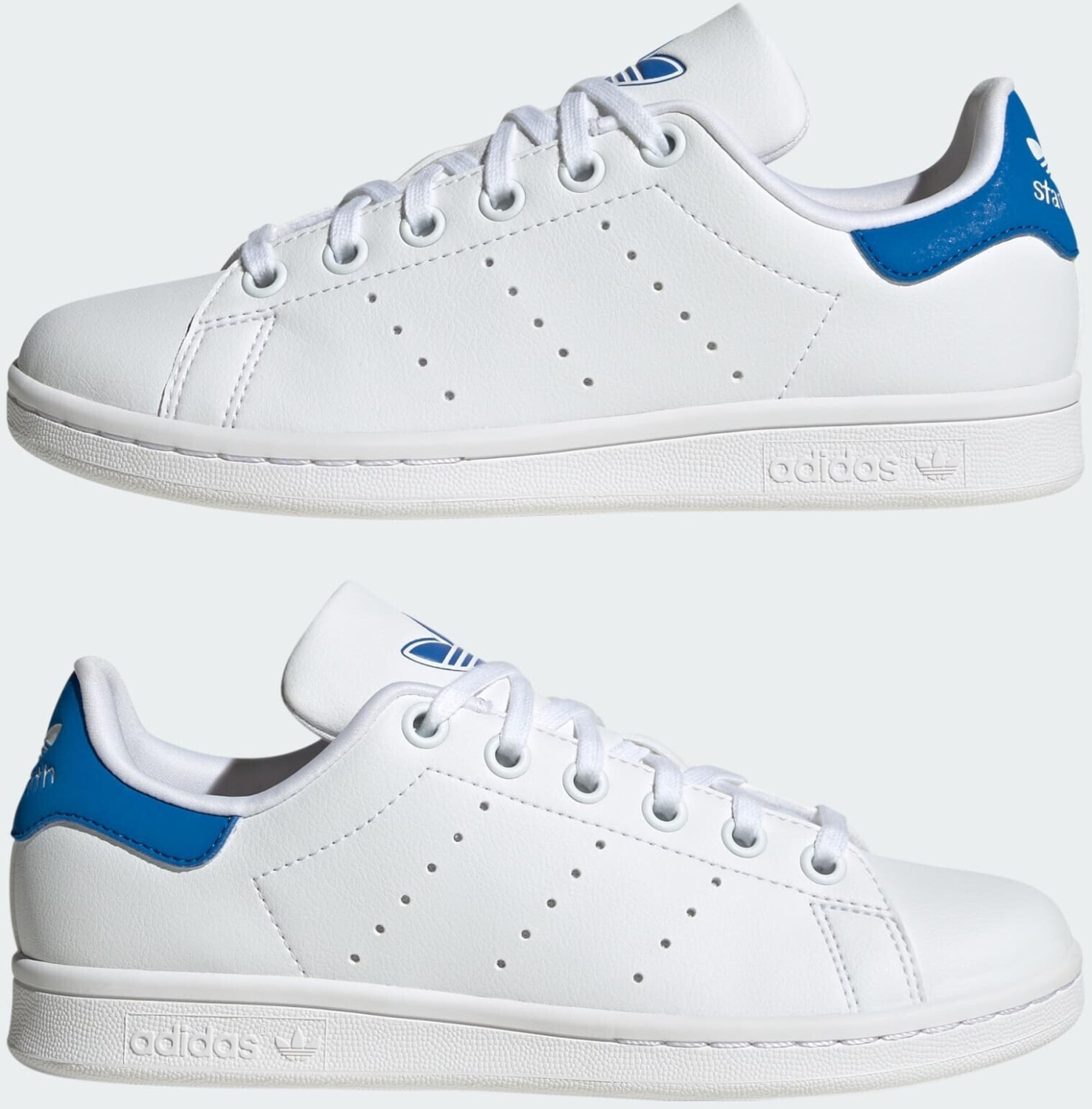Adidas Stan Smith Kids (Synthetic Leather) cloud white/cloud white/blue bird