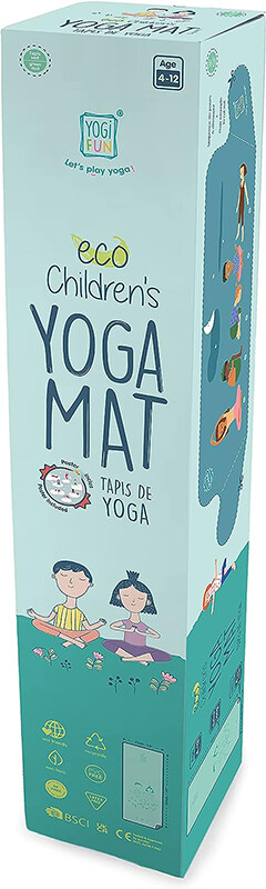 Buki Tapis de yoga enfant vert