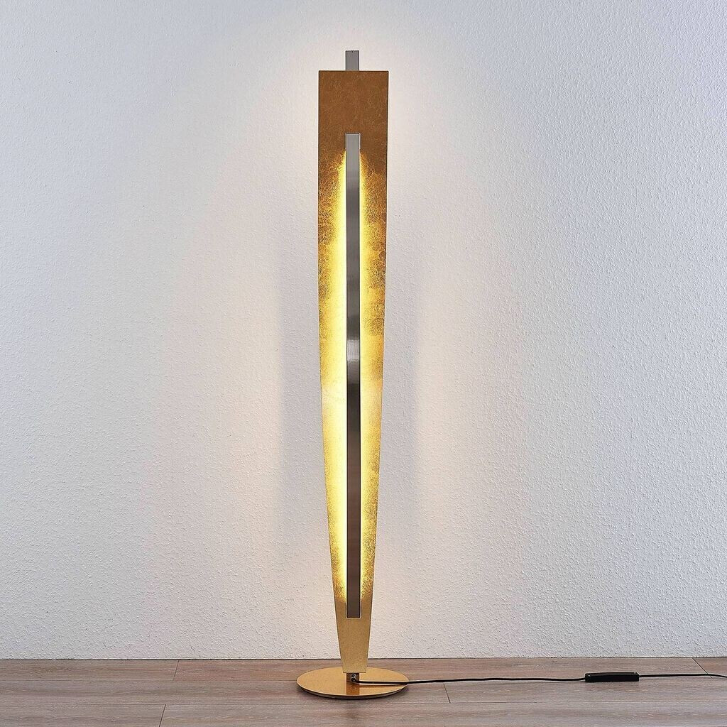 Goldene Spirale LED Design Stehleuchte - Simaria
