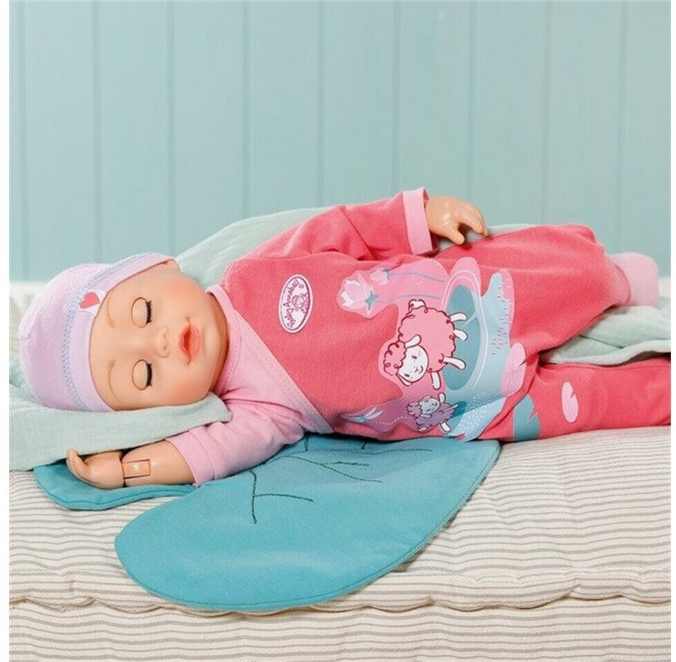 Baby Annabell Strampler - Blauer Blätterprint Für 43cm Puppen