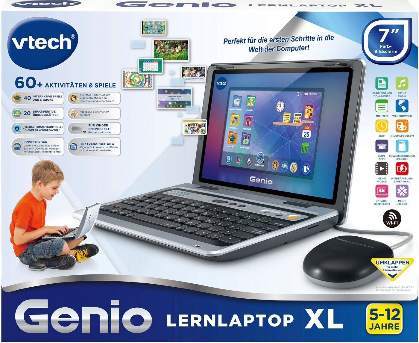 VTech Genio Lernlaptop (Deutsch)1.2 GHz 1GB RAM 8GB Speicher
