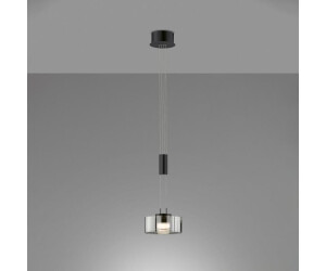 Fischer & Honsel Lavin LED Pendelleuchte 8,6W warmweiss dimmbar Glas  rauchfarben sandschwarz 61094 ab 159,31 € | Preisvergleich bei