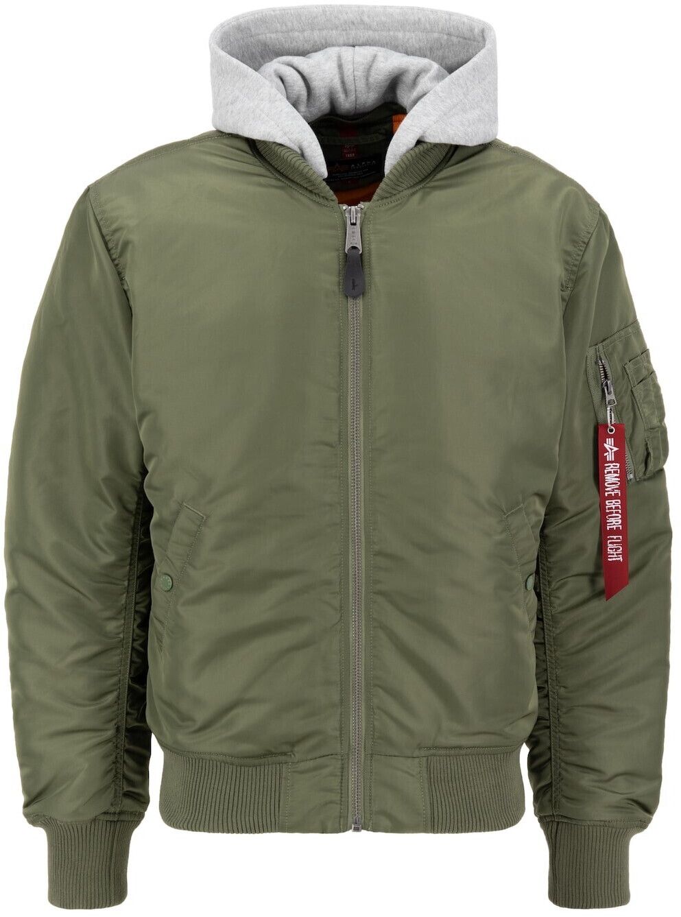 Alpha Industries MA-1 ZH Back EMB (138105) sage-green