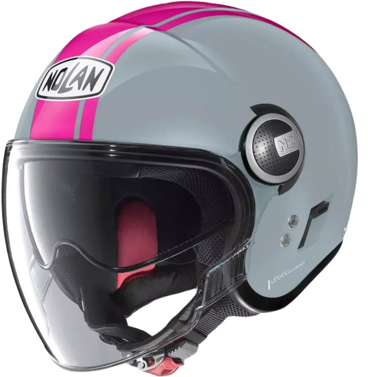 Nolan N21 Visor Dolce Vita Zephyr gris/rose